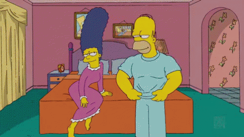 Buff Homer - The Simpsons GIF - The Simpsons Homer Simpson Marge Simpson GIFs