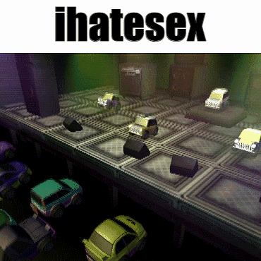 a screenshot of a video game that says ' i hatesex ' on it