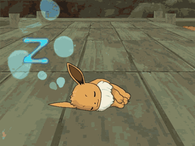 Tired Pokemon GIF - Tired Pokemon Eevee GIFs