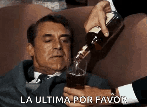 Cary Grant Drink GIF