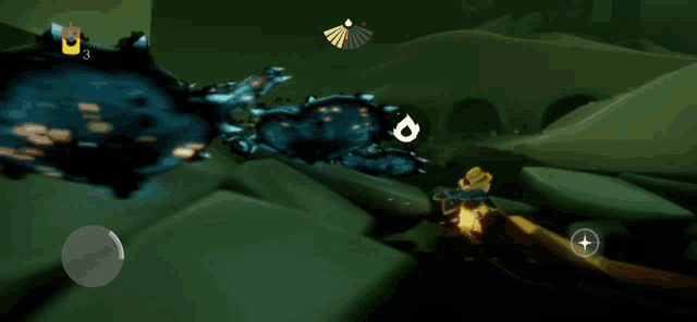a screenshot of a video game with the letter b in the middle
