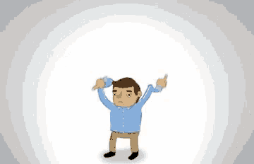 a cartoon of a man holding a banner that says " so fuck yourself "
