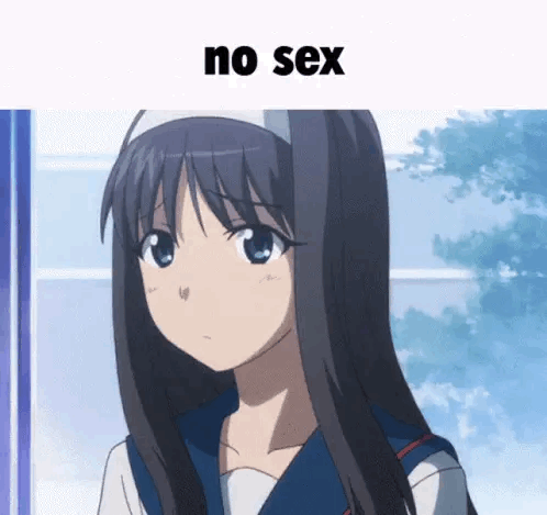 No Sex Anime GIF - No Sex Anime Meme GIFs