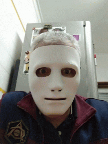 Aíque Medo Mask GIF - Aíque Medo Mask Scary GIFs