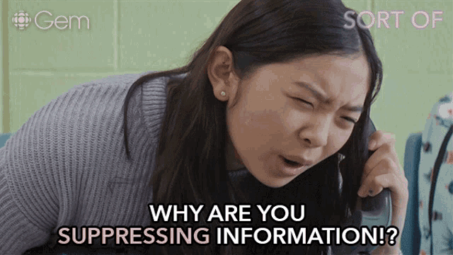 Why Are You Suppressing Information Violet GIF - Why Are You Suppressing Information Violet Sort Of GIFs