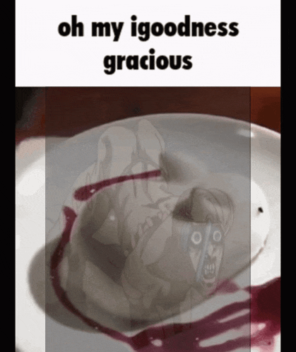 a picture of a dessert with the words oh my iggoodness gracious below it