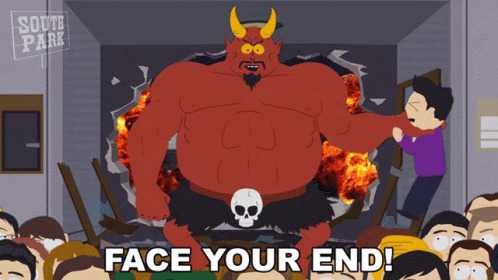 Face Your End Satan GIF