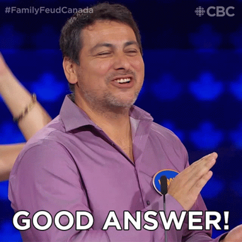 Good Answer Harold GIF - Good Answer Harold Family Feud Canada GIFs