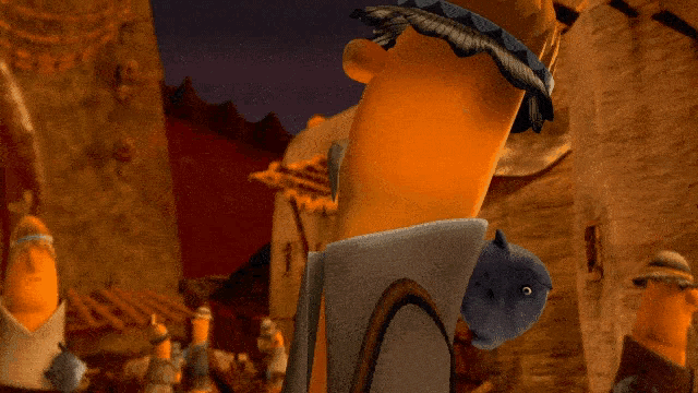 a blurry picture of a man in a hat