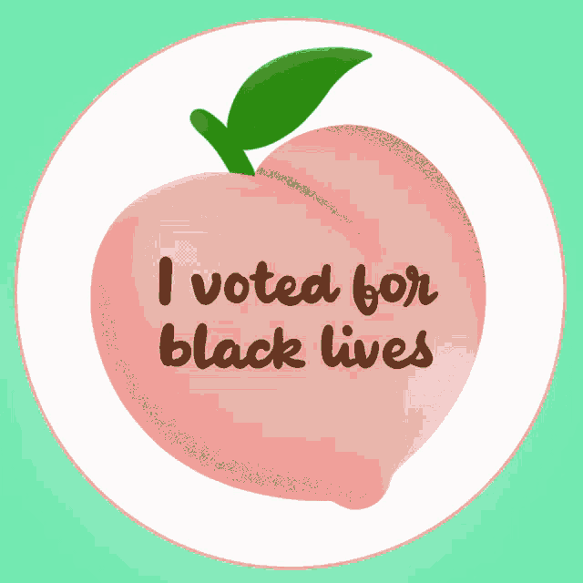 I Voted For Black Lives Vote GIF - I Voted For Black Lives I Voted Vote GIFs