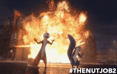 Explosion GIF - The Nut Job2 Nutty By Nature Will Arnett GIFs
