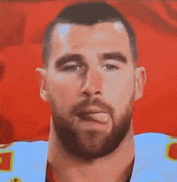 Travis Kelce Taylor Swift Tongue Out GIF - Travis Kelce Taylor Swift Travis Kelce Tongue Out GIFs