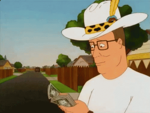 Hank Counting Money - King Of The Hill GIF - King Of The Hill Counting Money Hank GIFs