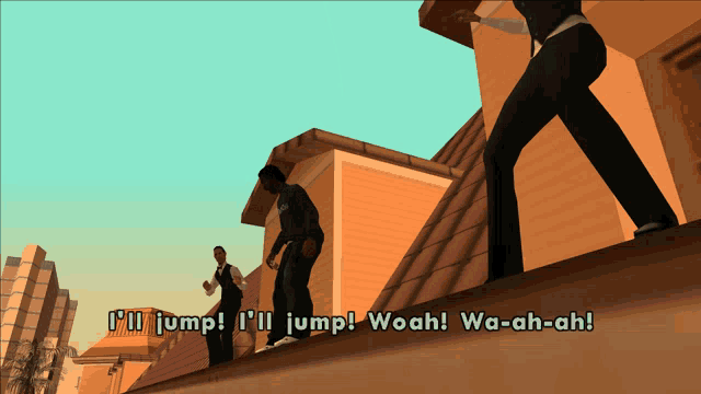 a screenshot of a video game that says i 'll jump