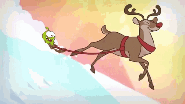 Sledge Sleigh GIF - Sledge Sleigh Reindeer GIFs