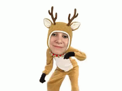 Christmas Reindeer GIF - Christmas Reindeer Costume GIFs
