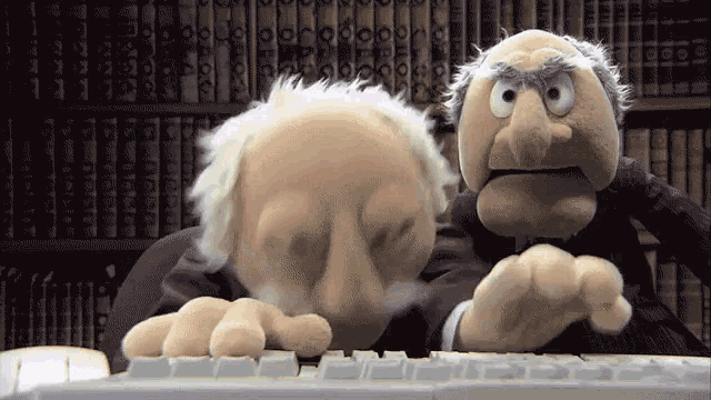 Statler And Waldorf Muppets GIF - Statler And Waldorf Muppets Cant Say Something Nice GIFs