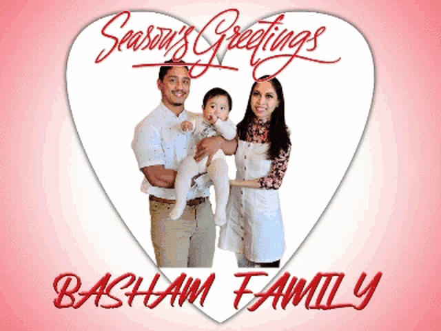 a picture of a family with the name basham family