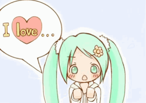 a drawing of a girl with a flower in her hair says i love