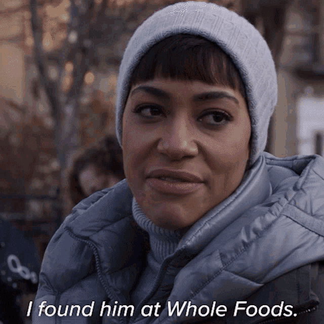 I Found Him At Whole Foods Lucca Quinn GIF - I Found Him At Whole Foods Lucca Quinn The Good Fight GIFs