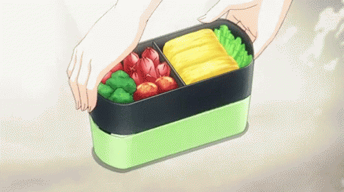 Food Anime GIF - Food Anime Box Lunch GIFs