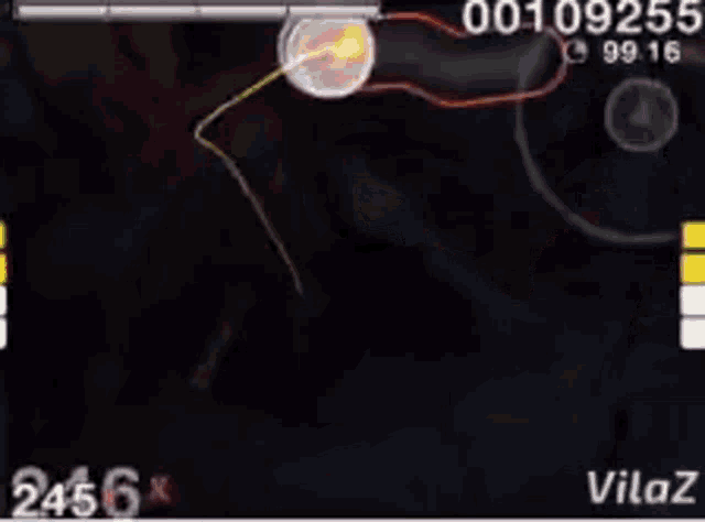 a screenshot of a video game with the name vilaz on it