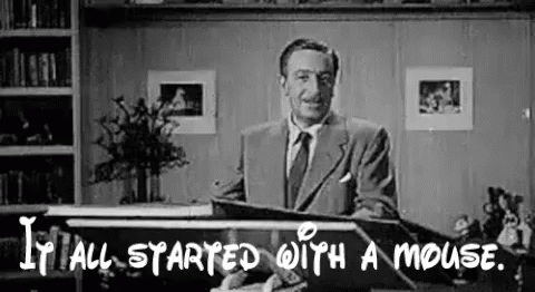 Walt Disney If All Started With A Mouse GIF - Walt Disney If All Started With A Mouse GIFs