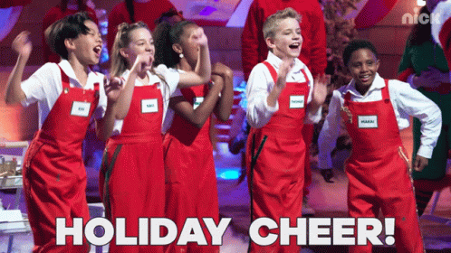 Holiday Cheer Top Elf GIF - Holiday Cheer Top Elf Cheering GIFs