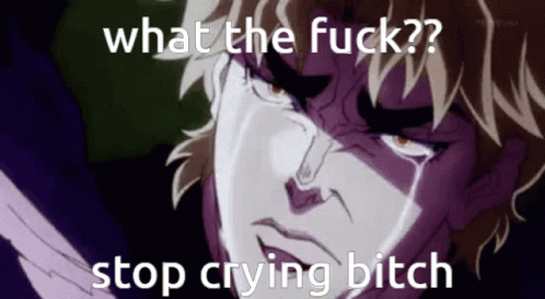 Dio Crying GIF - Dio Crying Stop GIFs