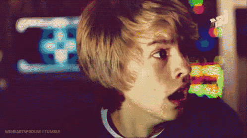 a close up of a person 's face with the words weheartsprouse i tumblr written below it