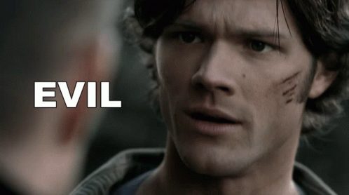 Evil Sam Winchester GIF - Evil Sam Winchester Jared Padalecki GIFs