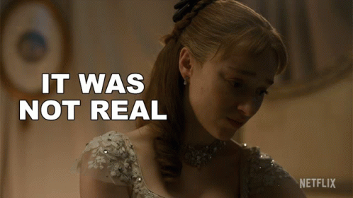 It Was Not Real Phoebe Dynevor GIF - It Was Not Real Phoebe Dynevor Daphne Bridgerton GIFs