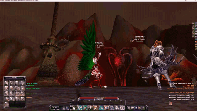 a screenshot of a video game shows a knight and a skeleton fighting each other