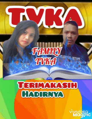 a picture of a man and a woman with the words tyka family tvka