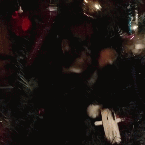 Cat Playing Decorations GIF - Cat Playing Decorations Christmas Decorations GIFs