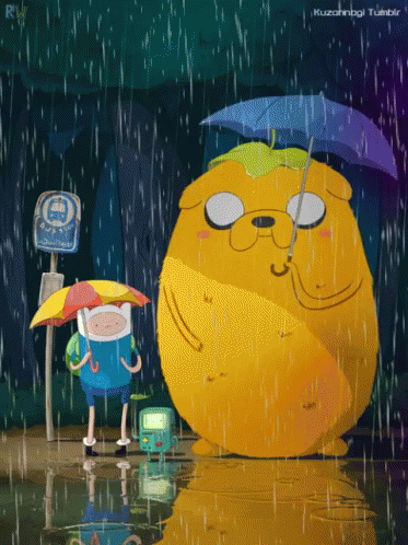 Pouring Rain Raining GIF - Pouring Rain Raining Adventure Time GIFs