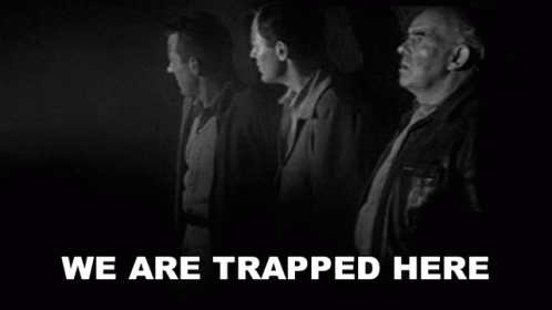 We Are Trapped Here The Mole People GIF - We Are Trapped Here The Mole People No Escape GIFs