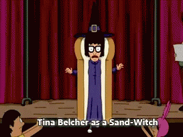 Tina Bobs Burger GIF - Tina Bobs Burger Sand GIFs