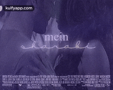 a movie poster for a movie called mein sharabi