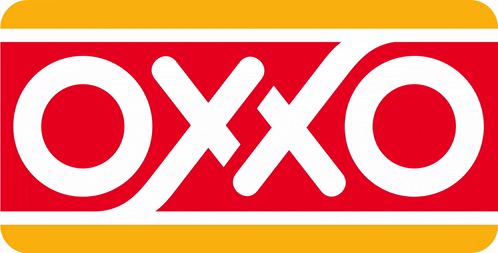 the logo for oxxo is red and white