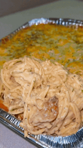 Chicken Spaghetti Pasta GIF - Chicken Spaghetti Pasta Food GIFs
