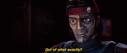 Star Wars Hunter GIF - Star Wars Hunter Out Of What Exactly GIFs