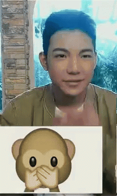 Darren Espanto Emoji GIF - Darren Espanto Emoji Mouth Cover GIFs