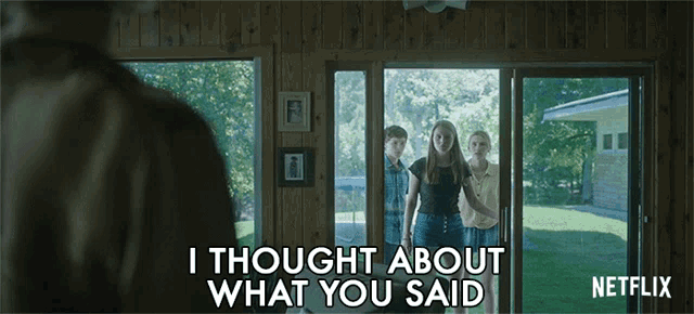 a netflix ad shows a group of people in a room