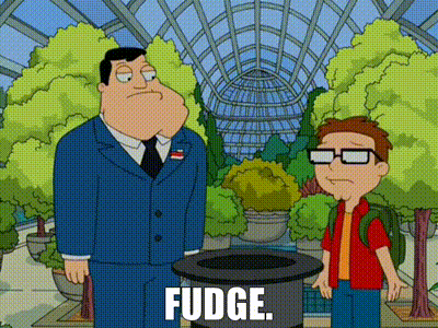 Fudge Oh Crap GIF - Fudge Oh Crap American Dad GIFs