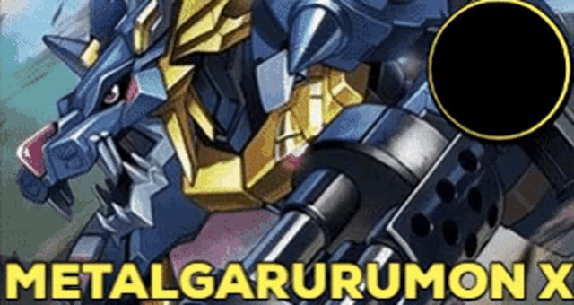 Digimon Metalgarurumon X GIF - Digimon Metalgarurumon X T1n GIFs