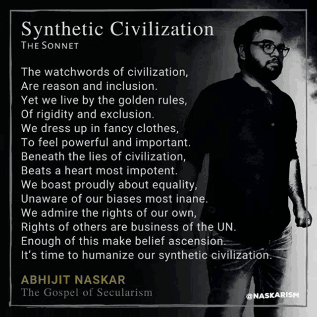 a synthetic civilization poem by abhijit naskar