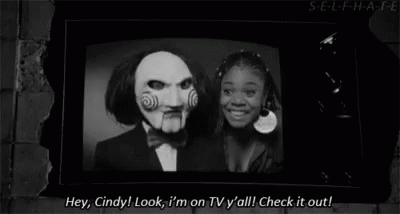Hey Cindy Look Im On Tv GIF - Hey Cindy Look Im On Tv GIFs