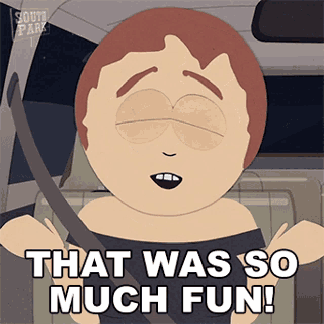 That Was So Much Fun Sharon Marsh GIF - That Was So Much Fun Sharon Marsh South Park GIFs