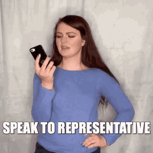 Speak To Representative Automated GIF